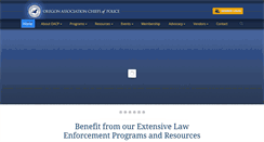 Desktop Screenshot of policechief.org